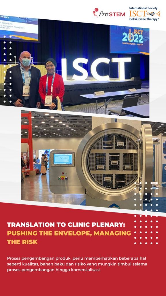 ProSTEM Berpartisipasi dalan Annual Meeting ISCT 2022 di San Fransisco, Amerika Serikat DAY-2