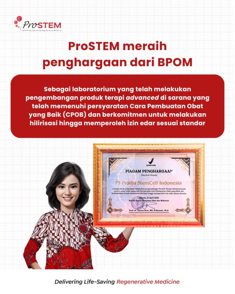 ProSTEM Menerima Penghargaan dari Badan POM